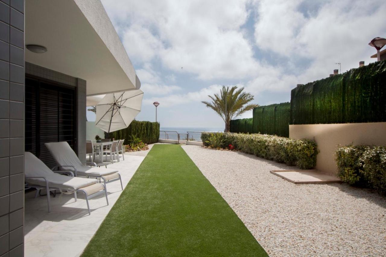 Infinity Luxury Sea View Apartment With Private Garden Arenales del Sol Luaran gambar